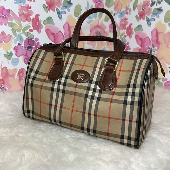 💯Authentic Burberrys Boston Handbag🍀 - Picture 1 of 17